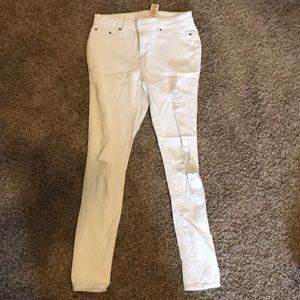 White jeans